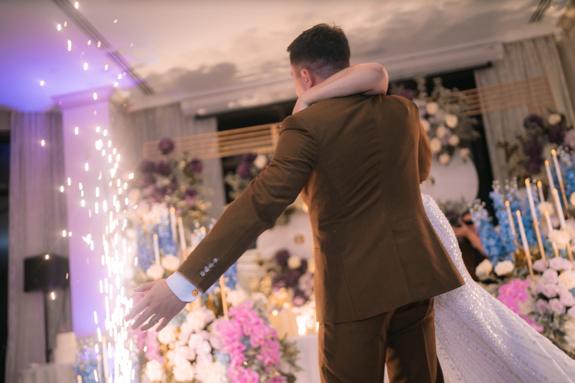 Dance floor energy at the reception